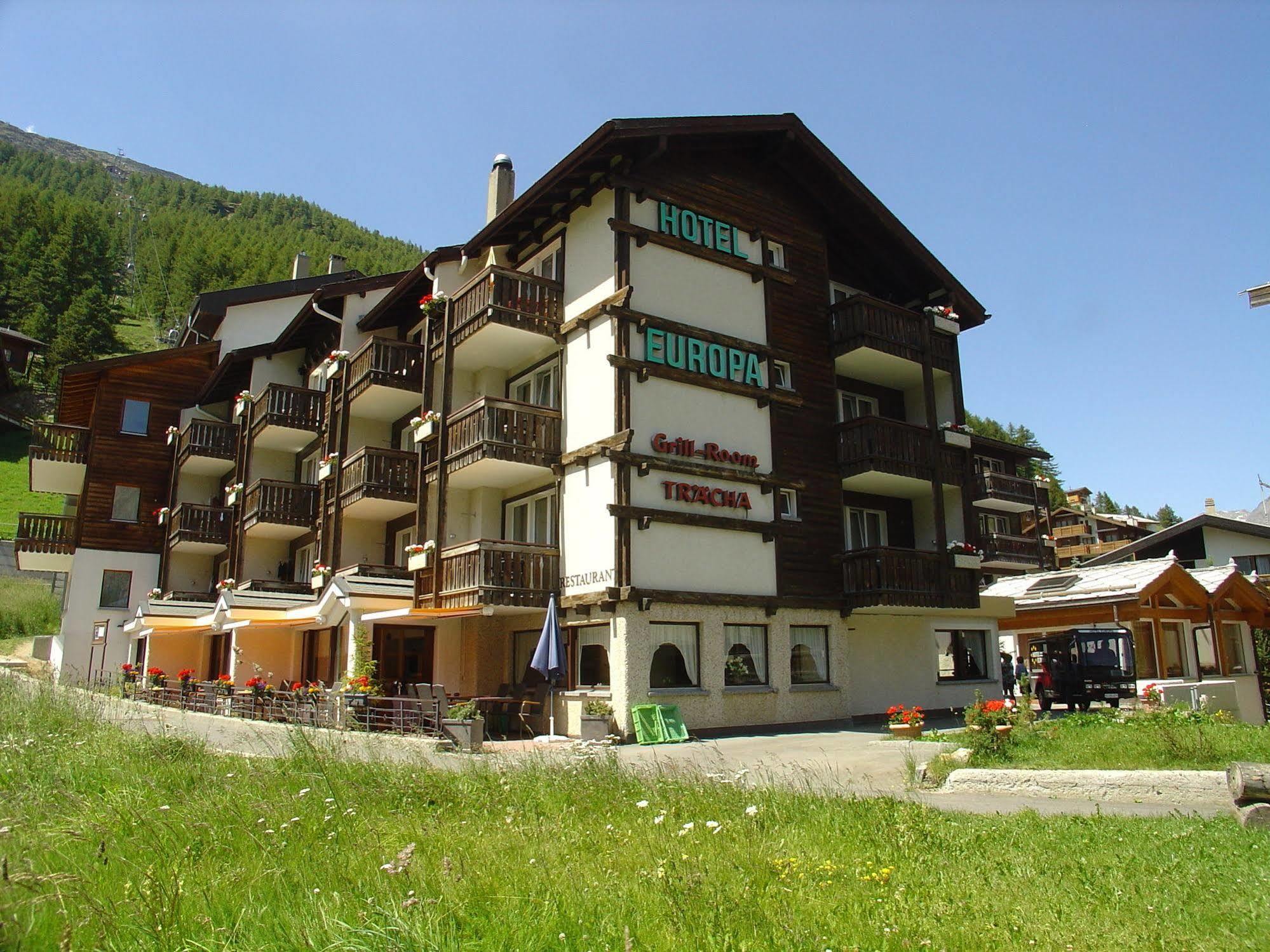 Hotel Europa Saas Fee Exterior foto